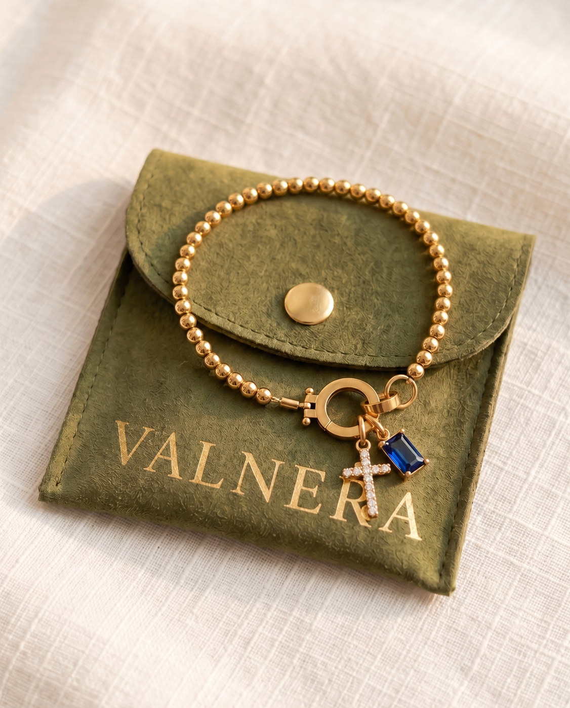 PULSERA FE Y BRILLO