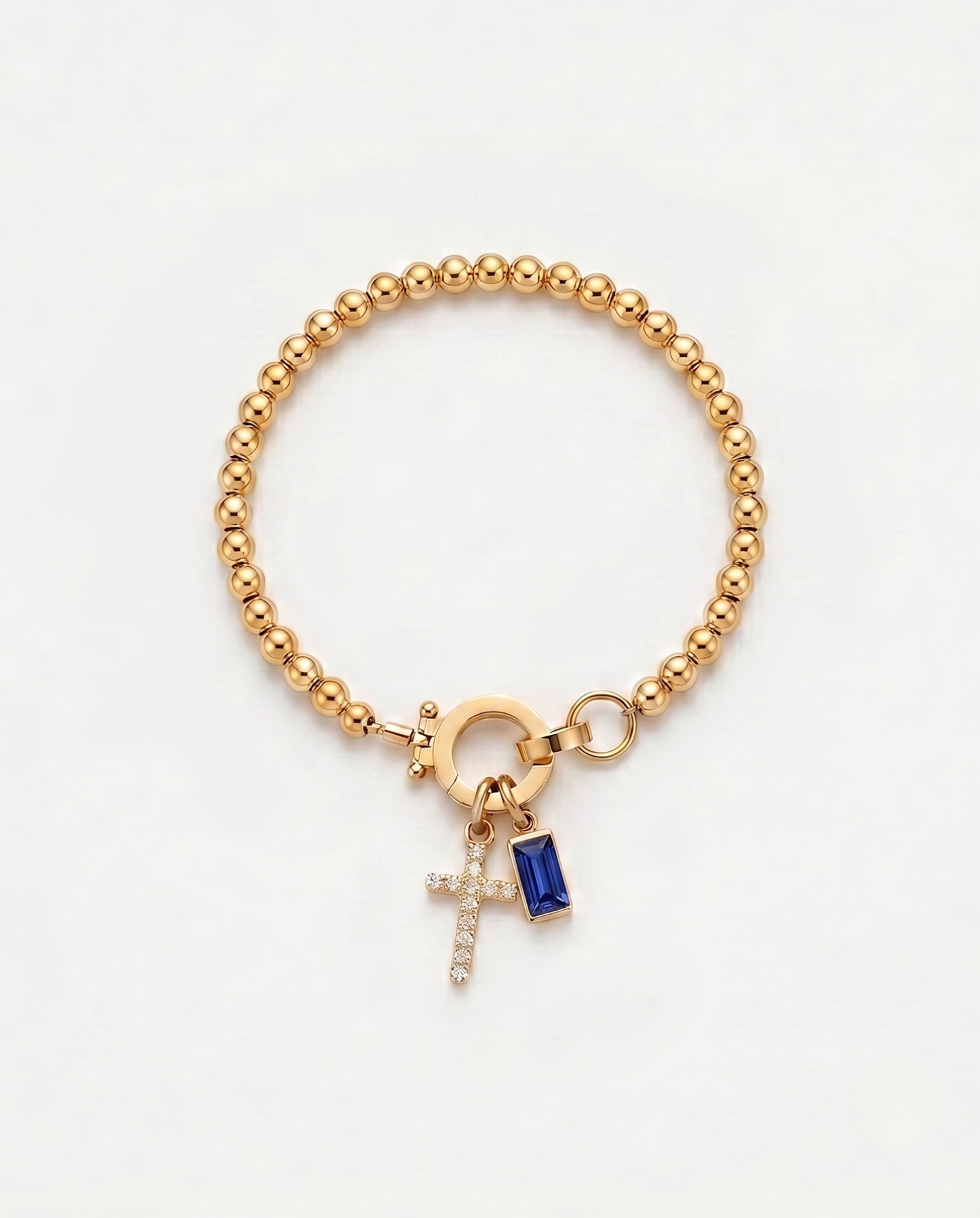 PULSERA FE Y BRILLO