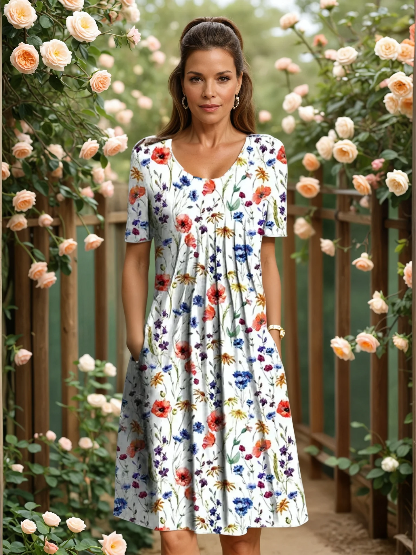 GEORGINA | VESTIDO ELEGANTE QUE CUBRE EL VIENTRE