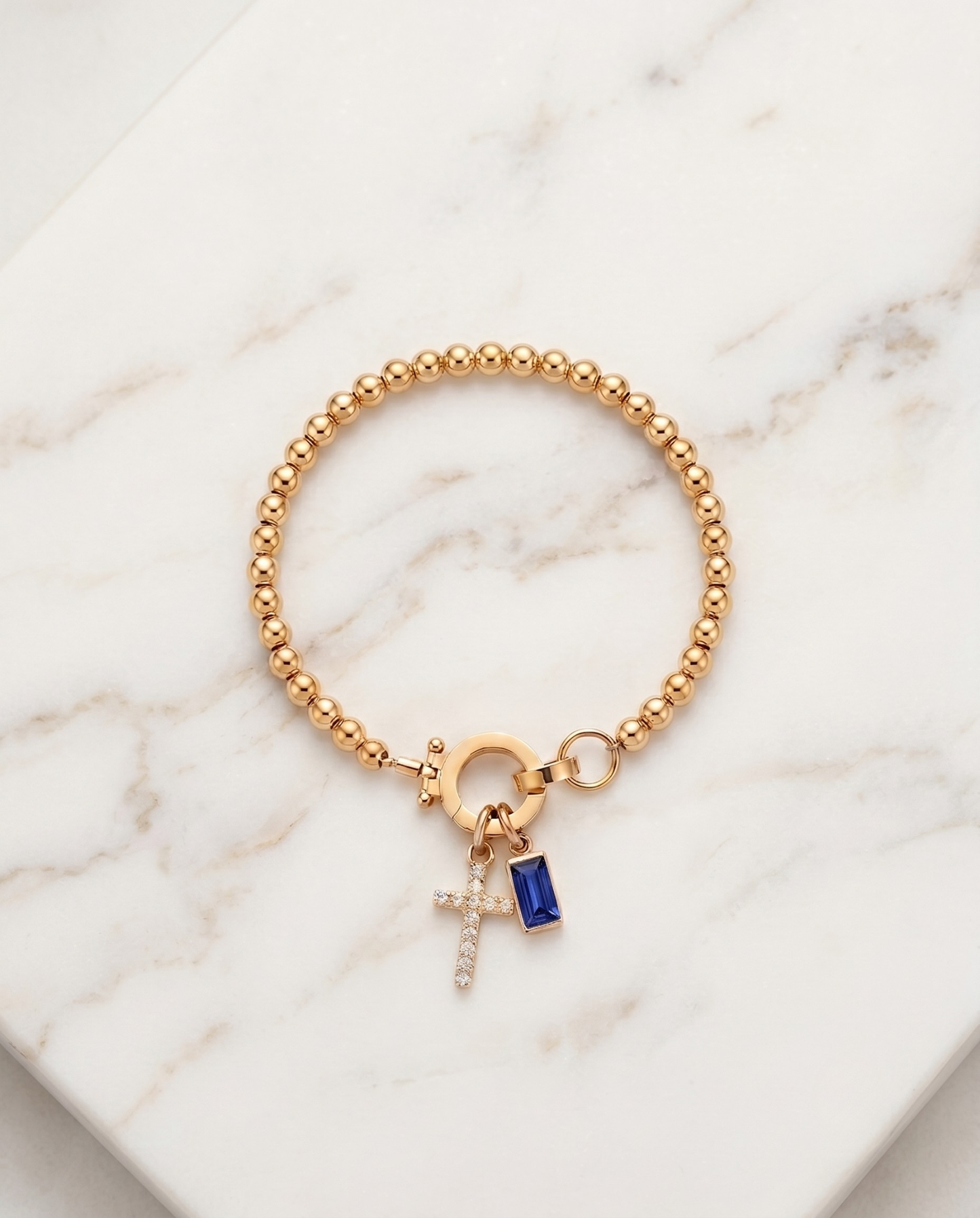 PULSERA FE Y BRILLO
