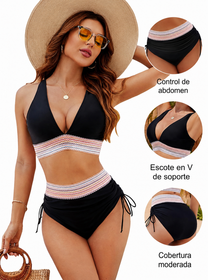 Lisa™ - Bikini elegante con efecto reductor de abdomen.