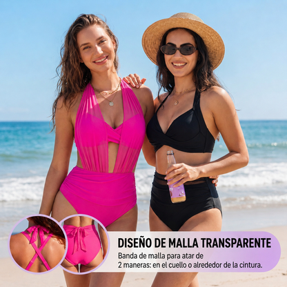 Sabina | Bikini 2 en 1 de talle alto con efecto moldeador