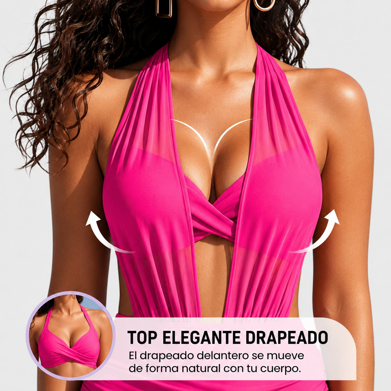 Sabina | Bikini 2 en 1 de talle alto con efecto moldeador