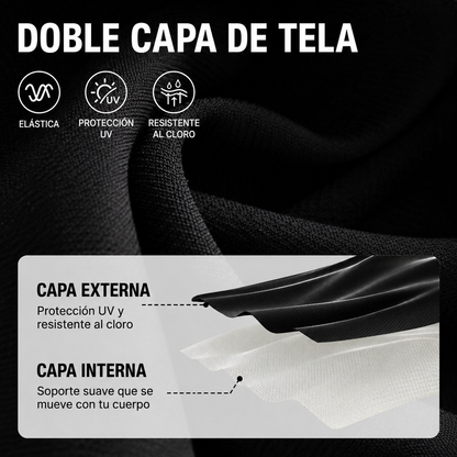 Sabina | Bikini 2 en 1 de talle alto con efecto moldeador