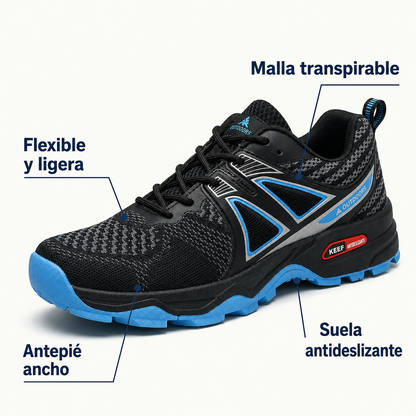 TrekPro™ - Zapatillas ortopédicas cómodas para caminar para hombre