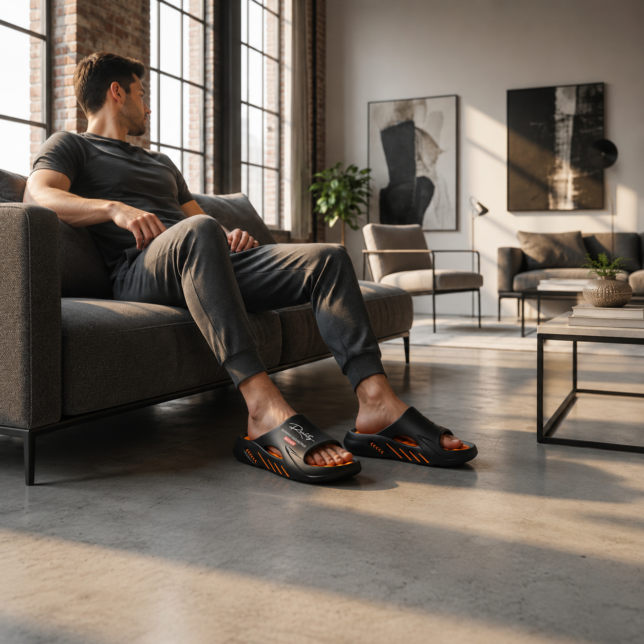 🌞¡Novedades!🏖️ sandalias antideslizantes tipo nube para hombre con suela gruesa
