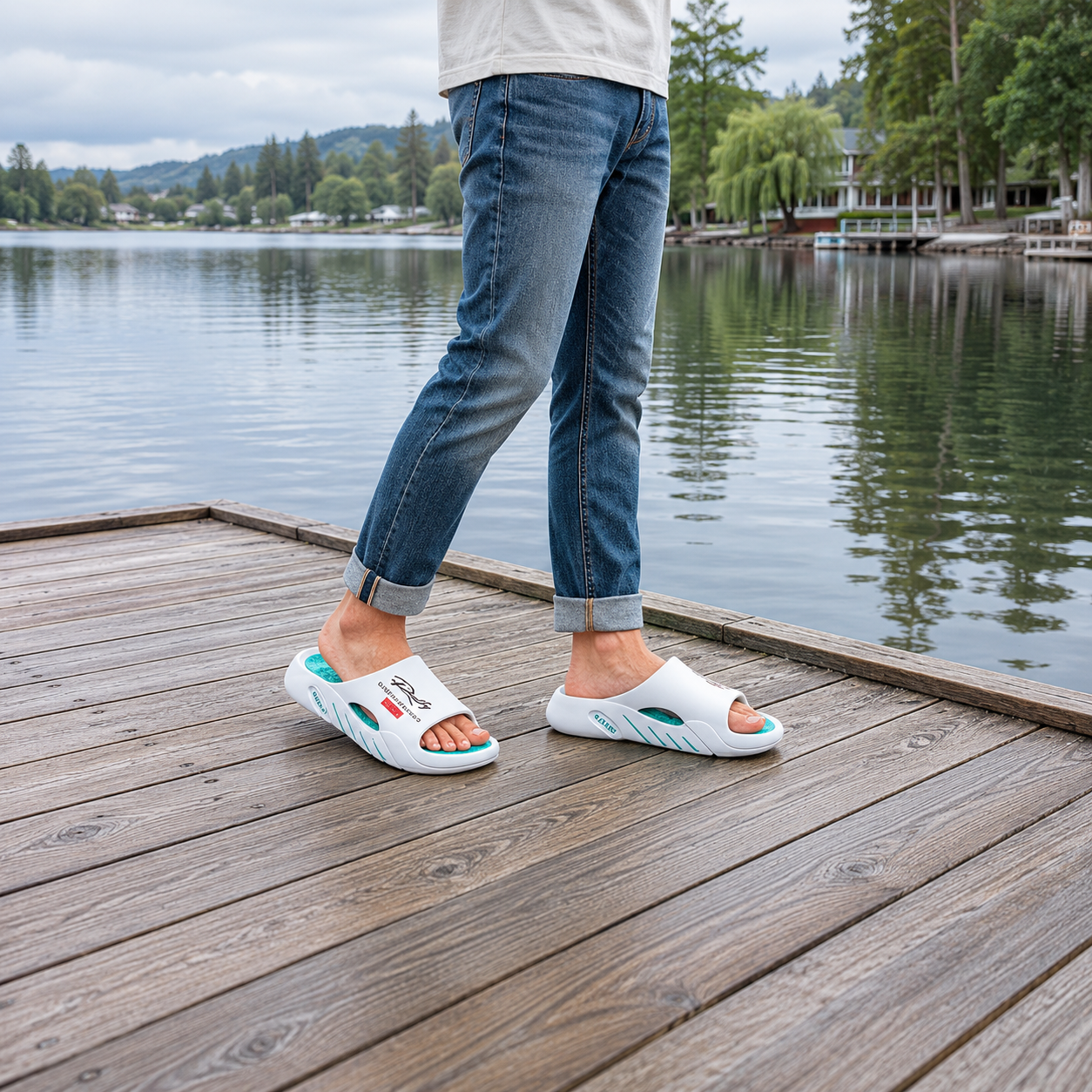 🌞¡Novedades!🏖️ sandalias antideslizantes tipo nube para hombre con suela gruesa