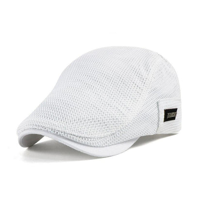 Gorra de malla | Gorra plana informal para hombre