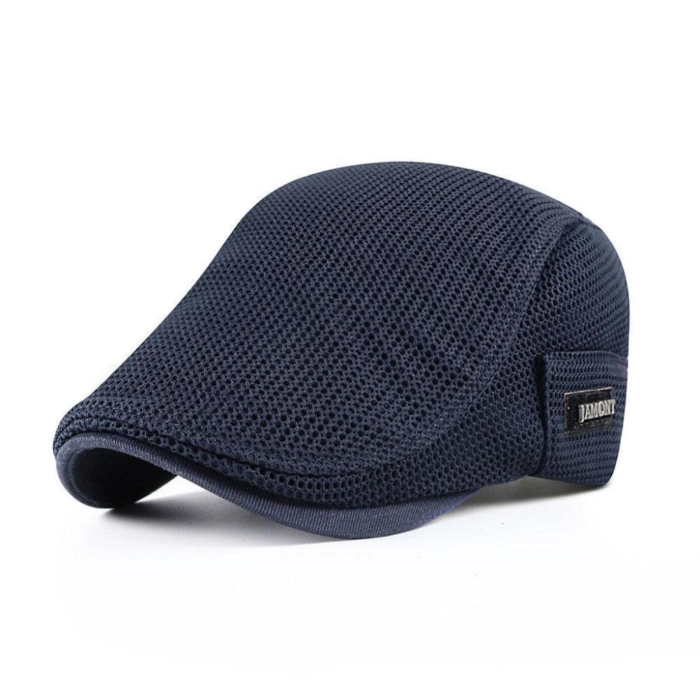 Gorra de malla | Gorra plana informal para hombre