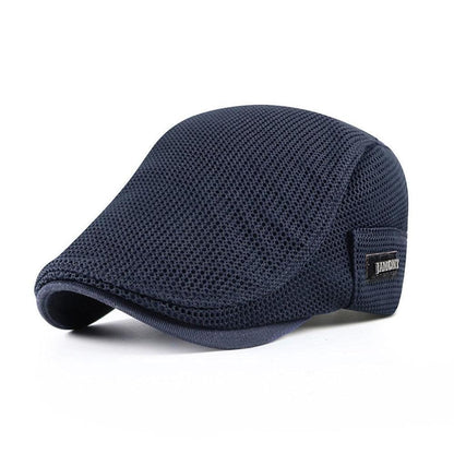 Gorra de malla | Gorra plana informal para hombre
