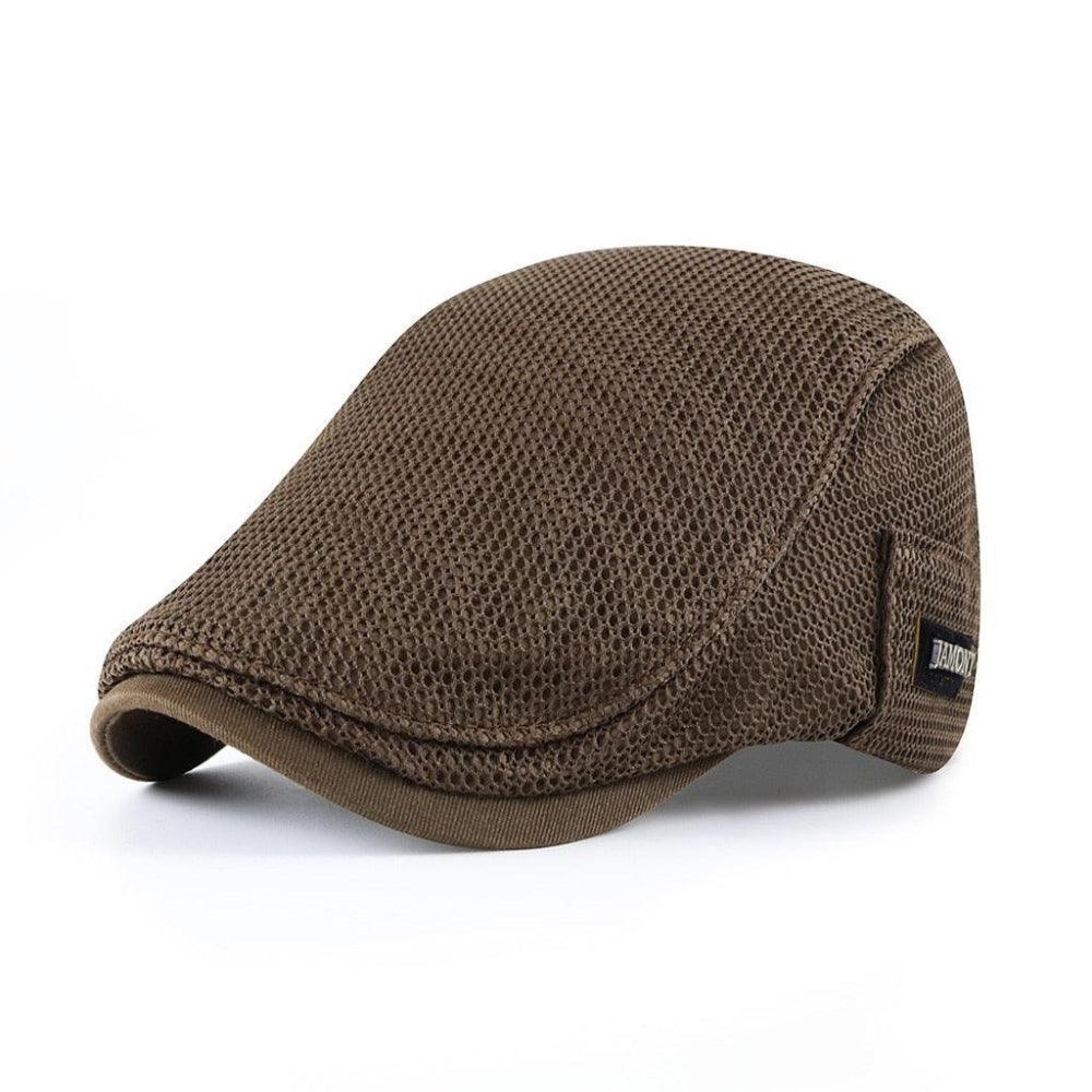 Gorra de malla | Gorra plana informal para hombre