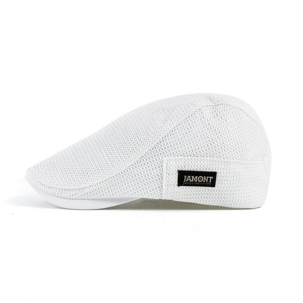 Gorra de malla | Gorra plana informal para hombre