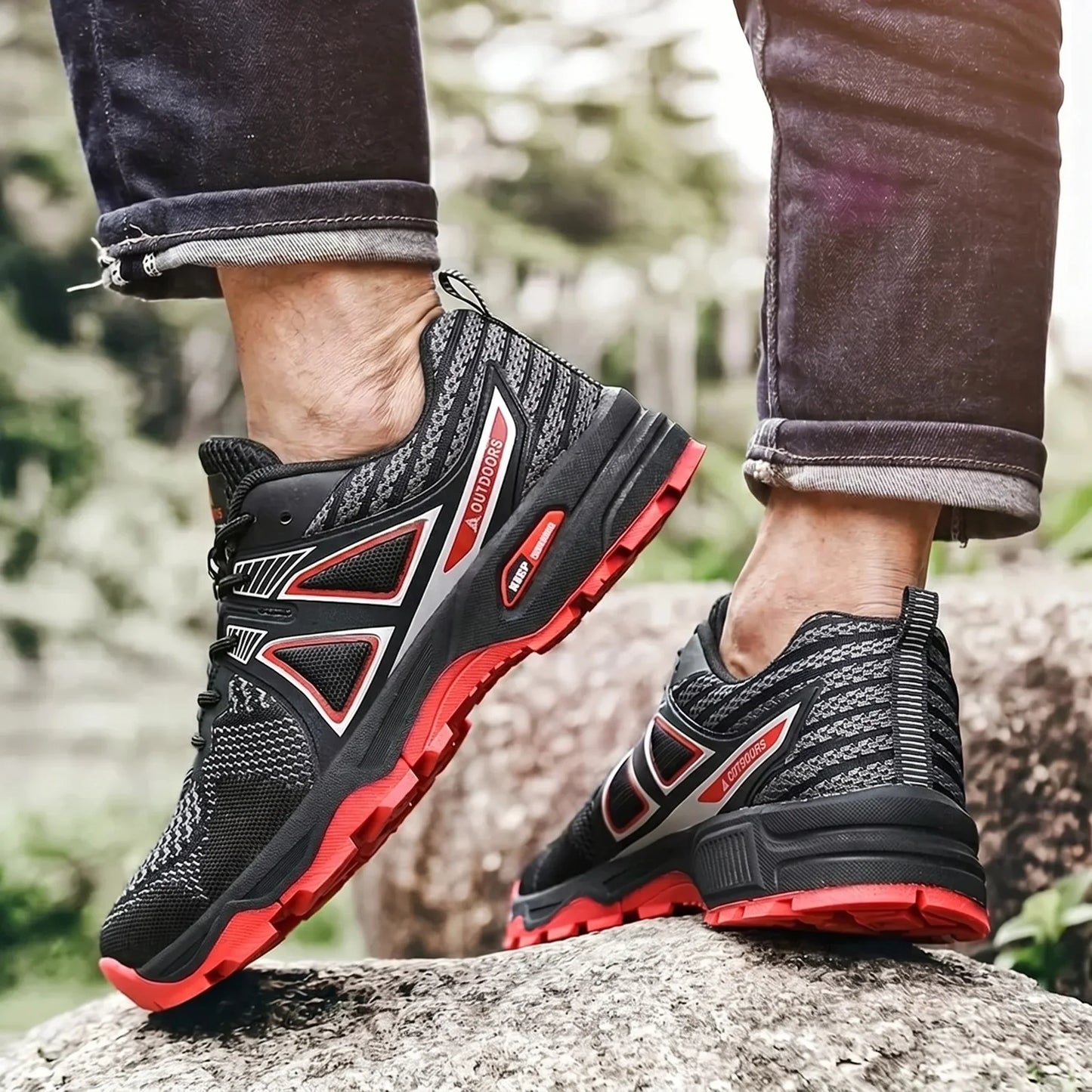 TrekPro™ - Zapatillas ortopédicas cómodas para caminar para hombre