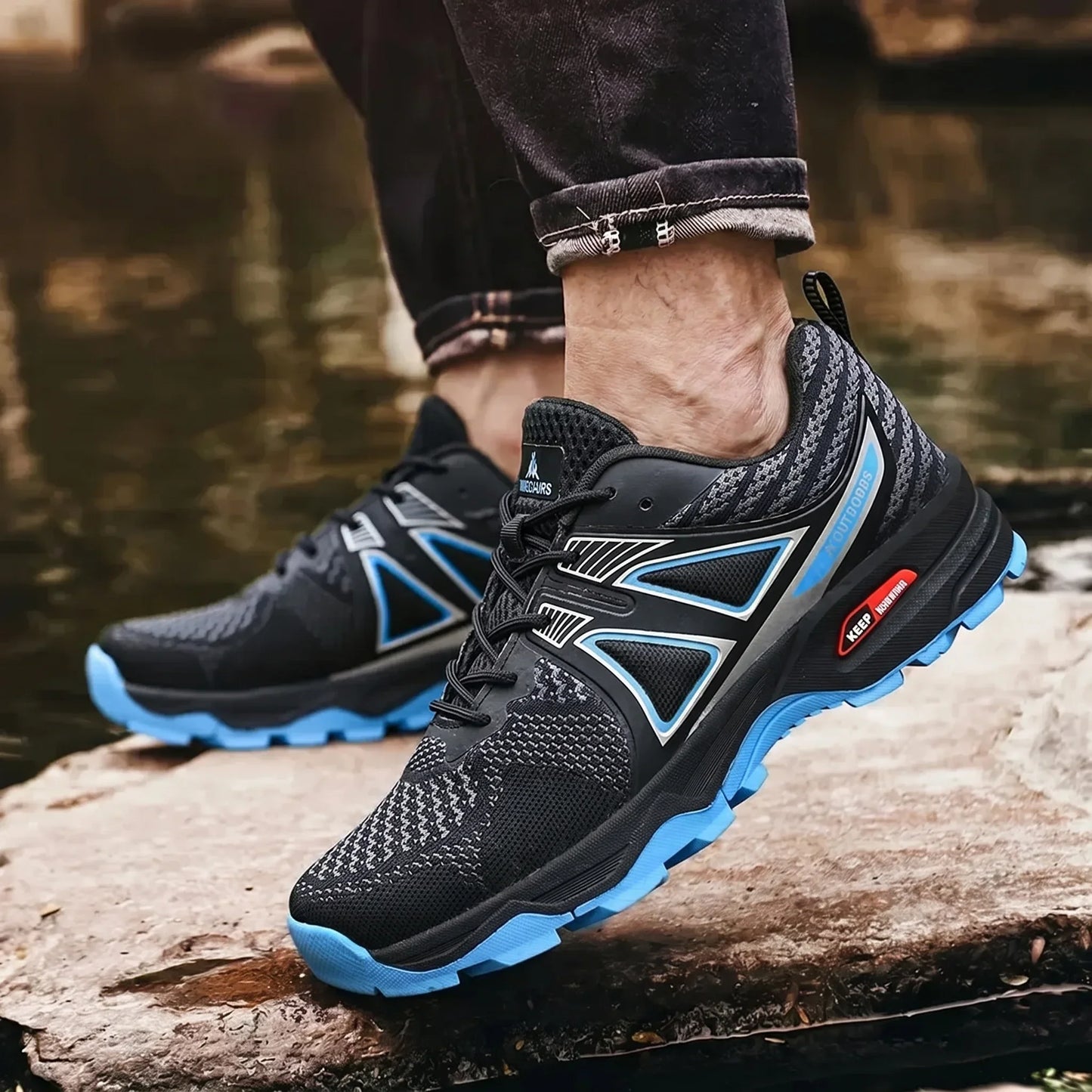 TrekPro™ - Zapatillas ortopédicas cómodas para caminar para hombre