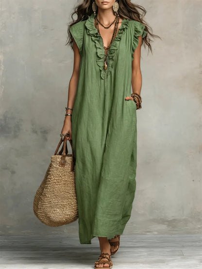 Camila | Vestido largo bohemio