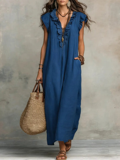 Camila | Vestido largo bohemio
