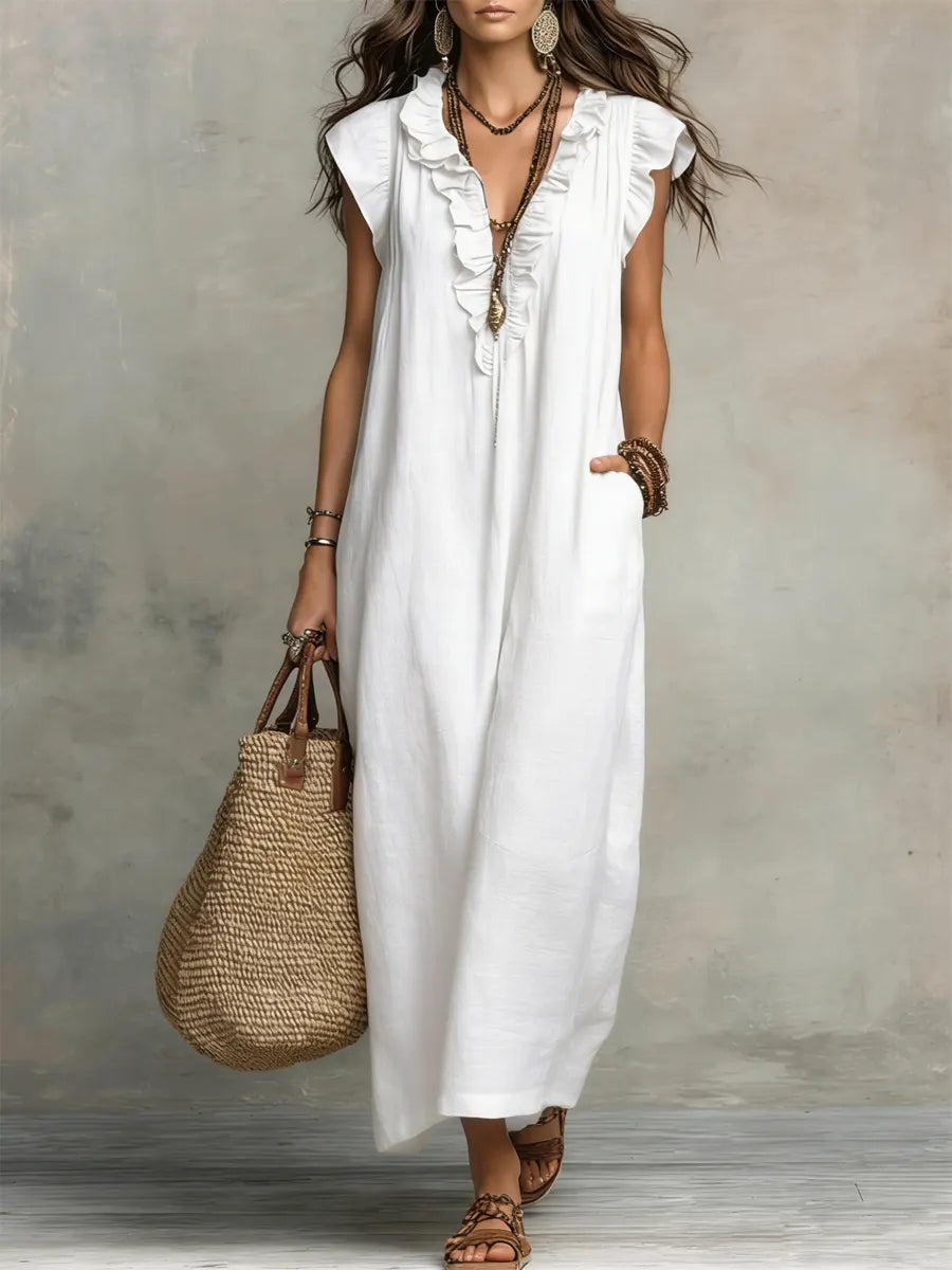 Camila | Vestido largo bohemio