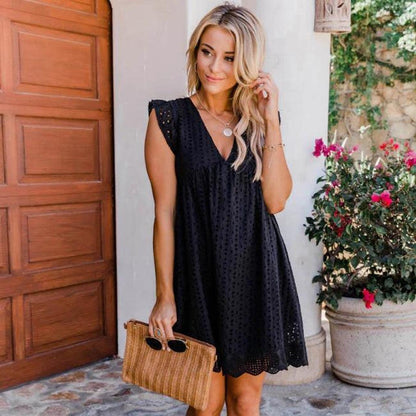 Vestido con bolsillos y pantalón corto integrado - Superventas